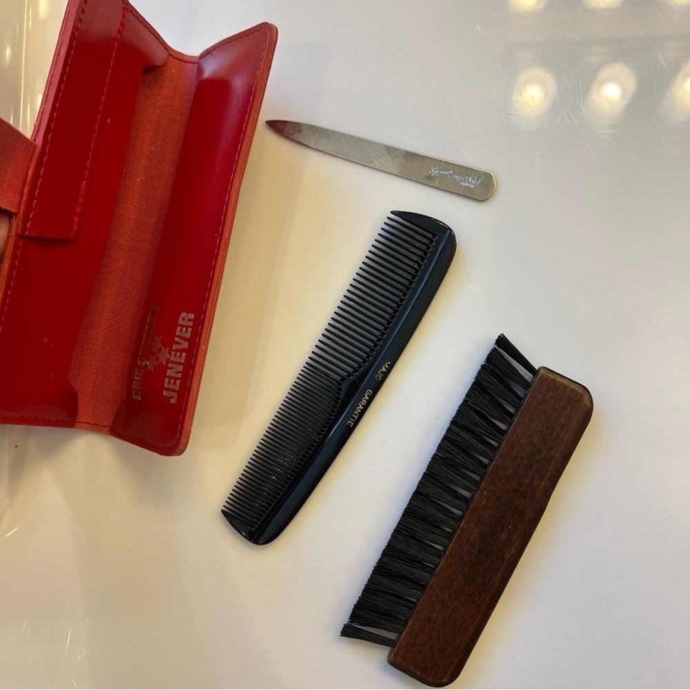 Drie Sterren JENEVER Vintage pocket men’s Grooming set from Netherlands - Picture 7 of 8